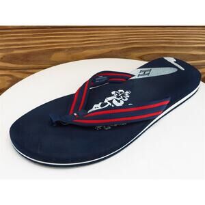 Tommy Bahama Sz 13 Flip Flop Sandals Blue Synthetic Men Slip On‎